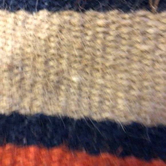 J Jill Wristlet Purse Used Jute Striped Small Casual - Picture 11 of 12